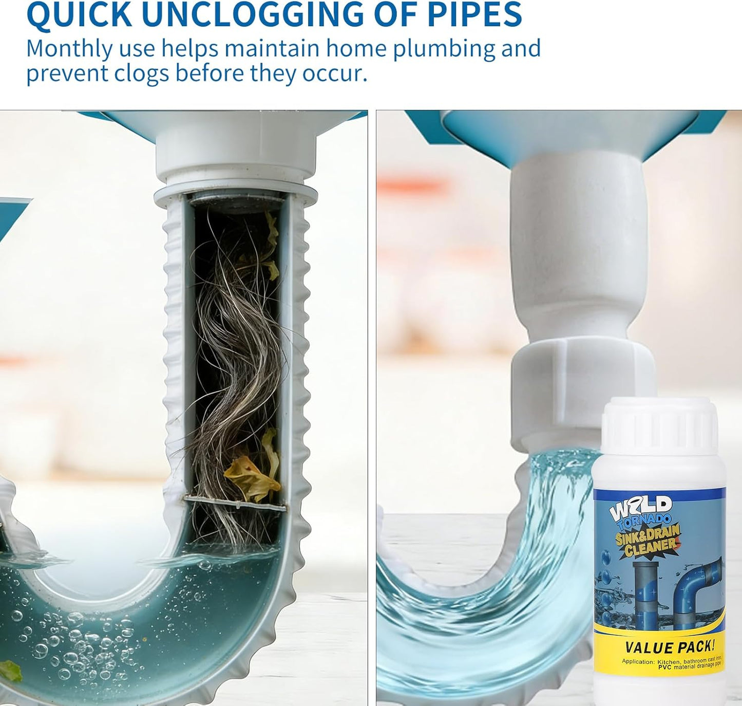 Instant Sink & drain Cleaner Powder